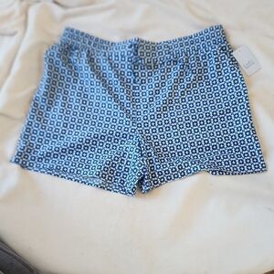 Croft & Barrow Leaf Print Shorts